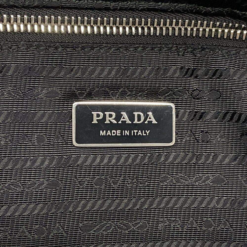 Prada Terry Tote Bag Tote Bag White Black - Picture 9 of 15